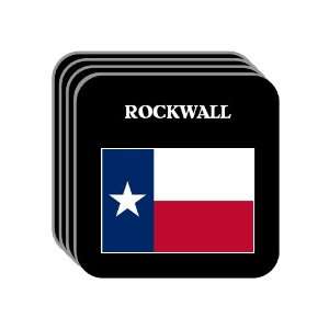 US State Flag   ROCKWALL, Texas (TX) Set of 4 Mini Mousepad Coasters