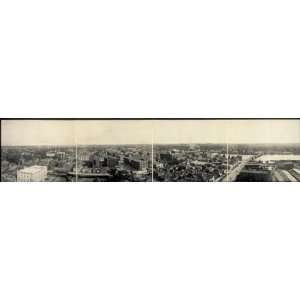  Panoramic Reprint of Birdseye view, Cedar Rapids, IA: Home 