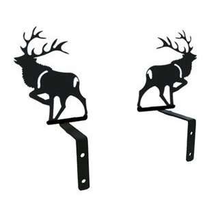  Rustic Wrought Iron Elk Swag Hooks: Everything Else