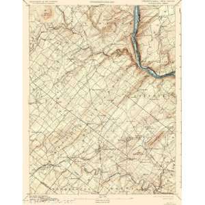  USGS TOPO MAP DOYLESTOWN SHEET PA/NJ 1891: Home & Kitchen