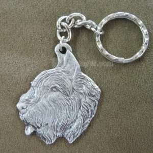  Pewter Key Chain I Love My Bouvier