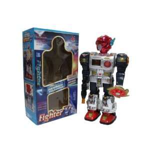  Talking, Walking Battery Operated Universal Fighter V Robot 
