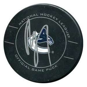  Roberto Luongo Autographed Vancouver Canucks Puck Sports 