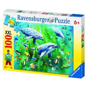  Ravensburger Dolphin Trio   100 Pieces Puzzle Toys 