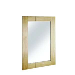  Croydex WA971076YW Maine Mirror   Natural Wood Furniture 