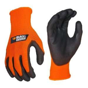   Decker BD535XL Tactile Wet Dry Grip Glove, Black Orange, Extra Large