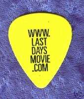 LAST DAYS Movie Promo Guitar Pick KURT COBAIN  