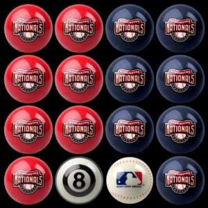  Washington Nationals MLB Home vs. Away Billiard Balls Full 