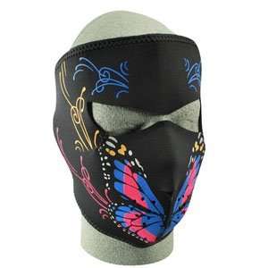  Neoprene Face Mask, Butterfly Design: Automotive