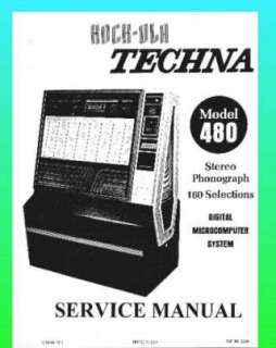 Rock Ola 480 Techna Jukebox Service Manual  