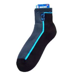  Fore Bare Feet NBA Logo Charcoal/Neon Blue/Black VS Curve 