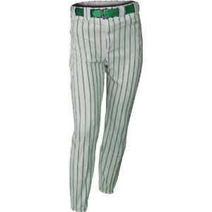  ALL STAR Pinstriped Hemmed Baseball Pants GREY/DARK GREEN 