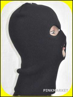 Men & Womens Winter 3 Hole Knit Ski Mask (CHOOSE UR COLOR)  