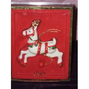  Lenox Movers and Shakers Reindeer Christmas Ornament NEW 