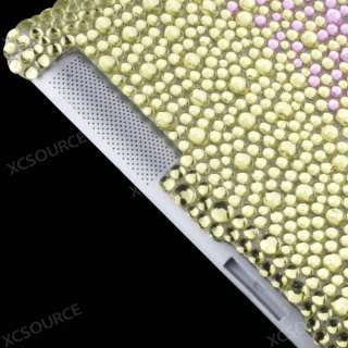 Bling Rhinestone Back Case Cover For iPad 2 PC76  