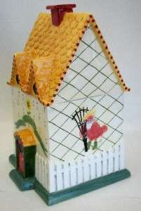 Home Sweet Home Birdhouse Cookie Jar by Vandor NEW  