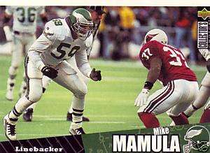 Mike Mamula Eagles LB 1996 Collectors Choice # 370  