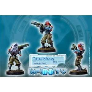  Infinity (#071) Combined Army Morat Infantry (HMG) Toys & Games