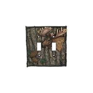  Decorative Moose double switch plate cover: Home 