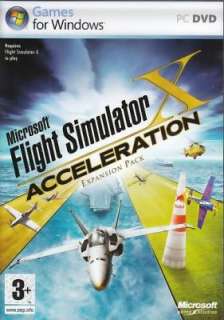 MICROSOFT FLIGHT SIMULATOR X ACCELERATION PC XP/VISTA  