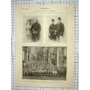  1901 ROYAL WEDDING WILHELMINA HOLLAND DUKE HENRY: Home 