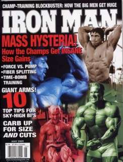 IRONMAN bodybuilding mag/ARNOLD SCHWARZENEGGER 5 05  
