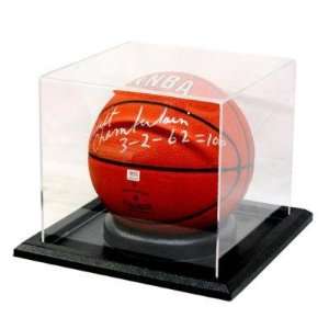Wilt Chamberlain Autographed Basketball   with 3 2 62100 