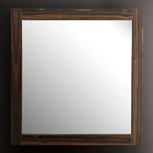   3533 20 Wall Mount Mirror in Wooden Frame in Ash Gray