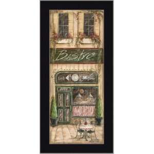   Bistro Cafe French Country Kitchen Decor Print Framed: Home & Kitchen