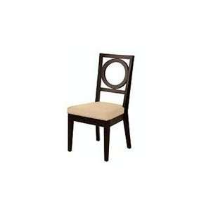   Capitola Sand and Java Dining Side Chair, Set of 2: Home & Kitchen