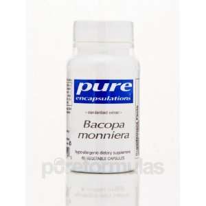  Pure Encapsulations Bacopa monniera 60 Vegetable Capsules 