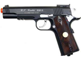 500 FPS WG METAL 1911 CO2 Airsoft Gun Pistol Black M9  