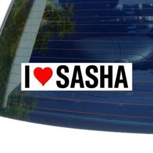  I Love Heart SASHA   Window Bumper Laptop Sticker 