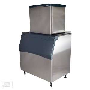   870 Lb Full Size Cube Ice Machine w/ Storage Bin: Kitchen & Dining