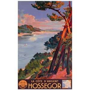 Hossegor by E. Paul Champseix 14x24 