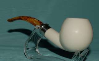 MeerschaumArt BLOCK Meerschaum tobacco Pipe pipa APPLE SUPER SMOKING 