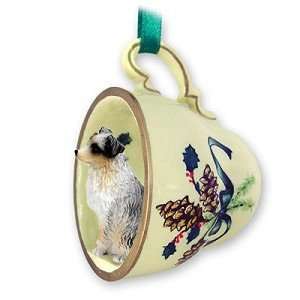  Blue Aussie with Docked Tail Teacup Ornament