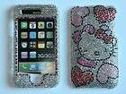 NEW Hello Kitty Rhinestones Crystals Case Cover for iPhone 3 3GS