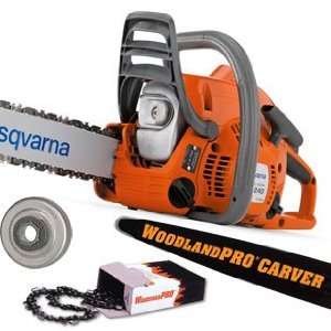 Husqvarna 240 Chainsaw Carving Package with Stock 16 Bar