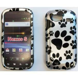  SAMSUNG NEXUS S i9020 2D DOG / PUPPY PAW PRINTS CASE Cell 