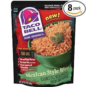 Taco Bell Mexican Rice, 8.8 Ounce (Pack of 8)  Grocery 