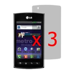  BW Clear LCD Film Guard Screen Protector for MetroPCS LG 