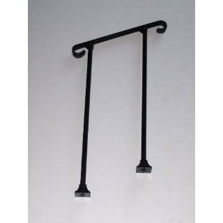   Rail 52 Wrought Iron Step Railing with Mounting Shoe 