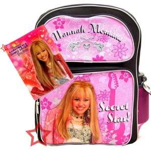  Hannah Montana Backpack+id Wallet, Hannah Montana Messenger 