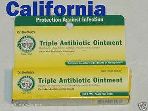 Triple Antibiotic Ointment Protection Against Infection  