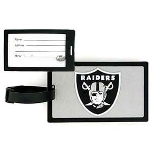  NFL Luggage Tag   Oakland Raiders: Sports & Outdoors