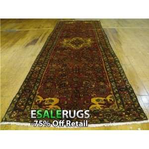 10 7 x 3 5 Hossainabad Hand Knotted Persian rug:  Home 