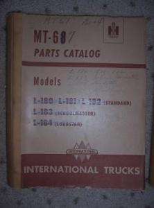 1954 International Truck MT 67 Parts Catalog Loadstar u  