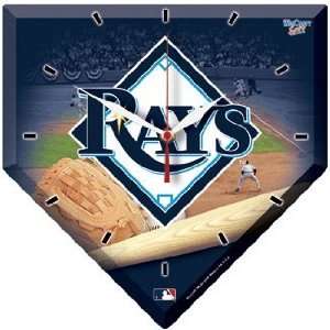  MLB Tampa Bay Rays High Definition Clock: Home & Kitchen