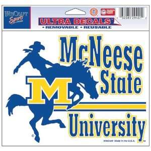  Mcneese State University Ultra decals 5 x 6   colored 